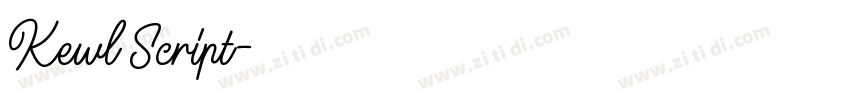 Kewl Script字体转换